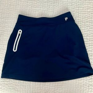 Navy Fila tennis skirt